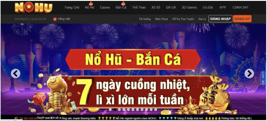 Sân chơi nổ hũ làm giàu số 1 thị trường Việt
